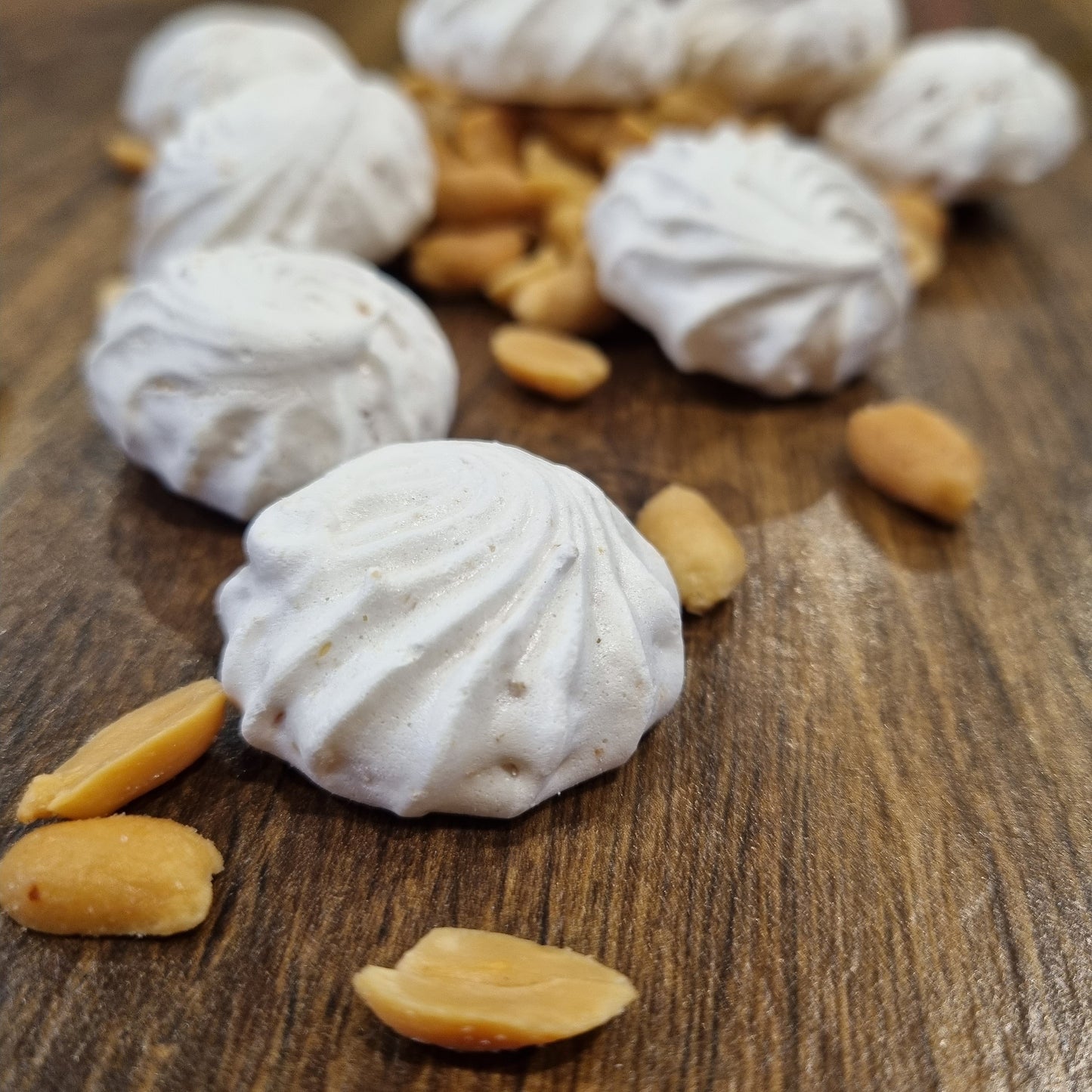 Meringues cacahuète